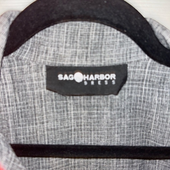 Sag Harbor Gray Double Breasted Short Sleeve Blazer - Picture 3 of 3